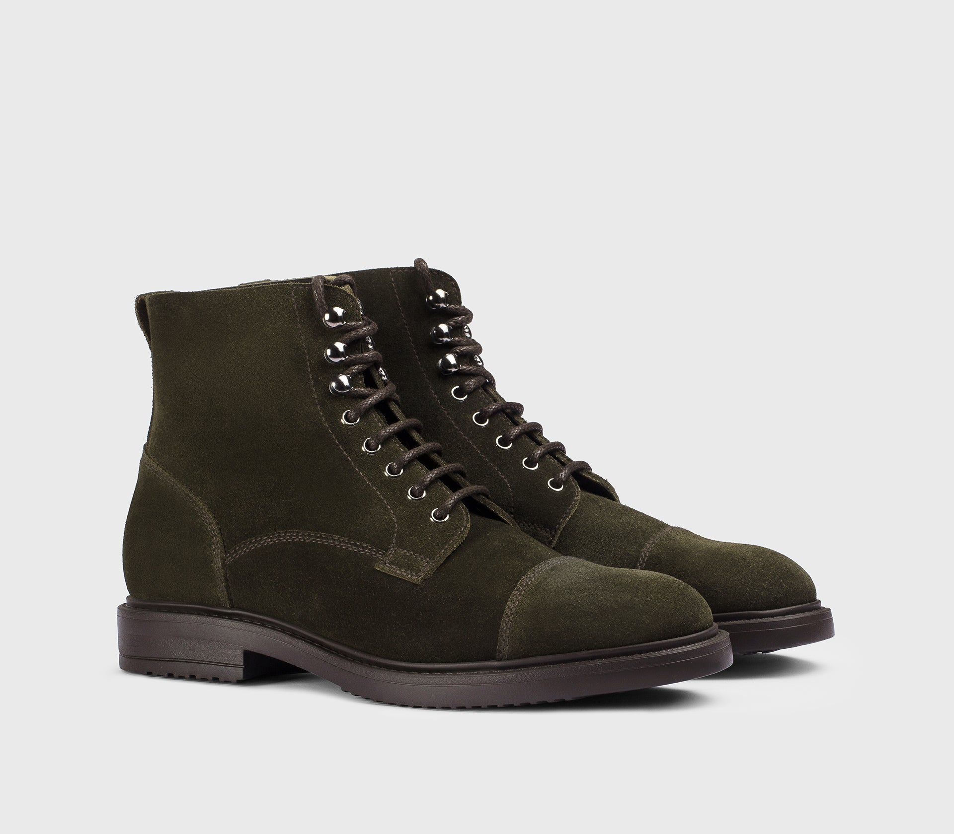 doucal-s-ankle-boots-du3569-schn-rstiefelette-moosgr-n-suede image 3