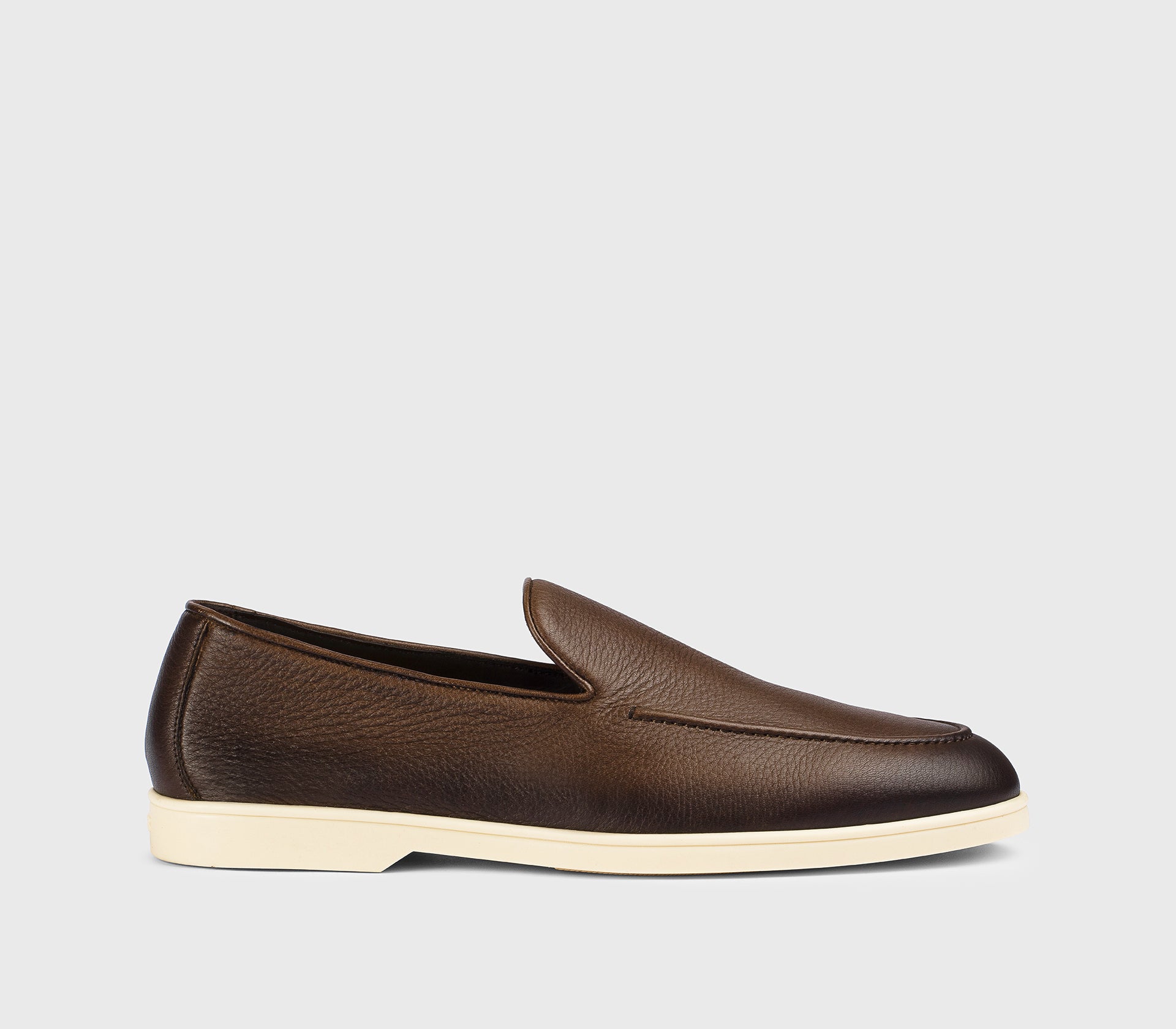 doucal-s-loafers-mokassin-hirschleder-herren-braun-gummisohle image 1