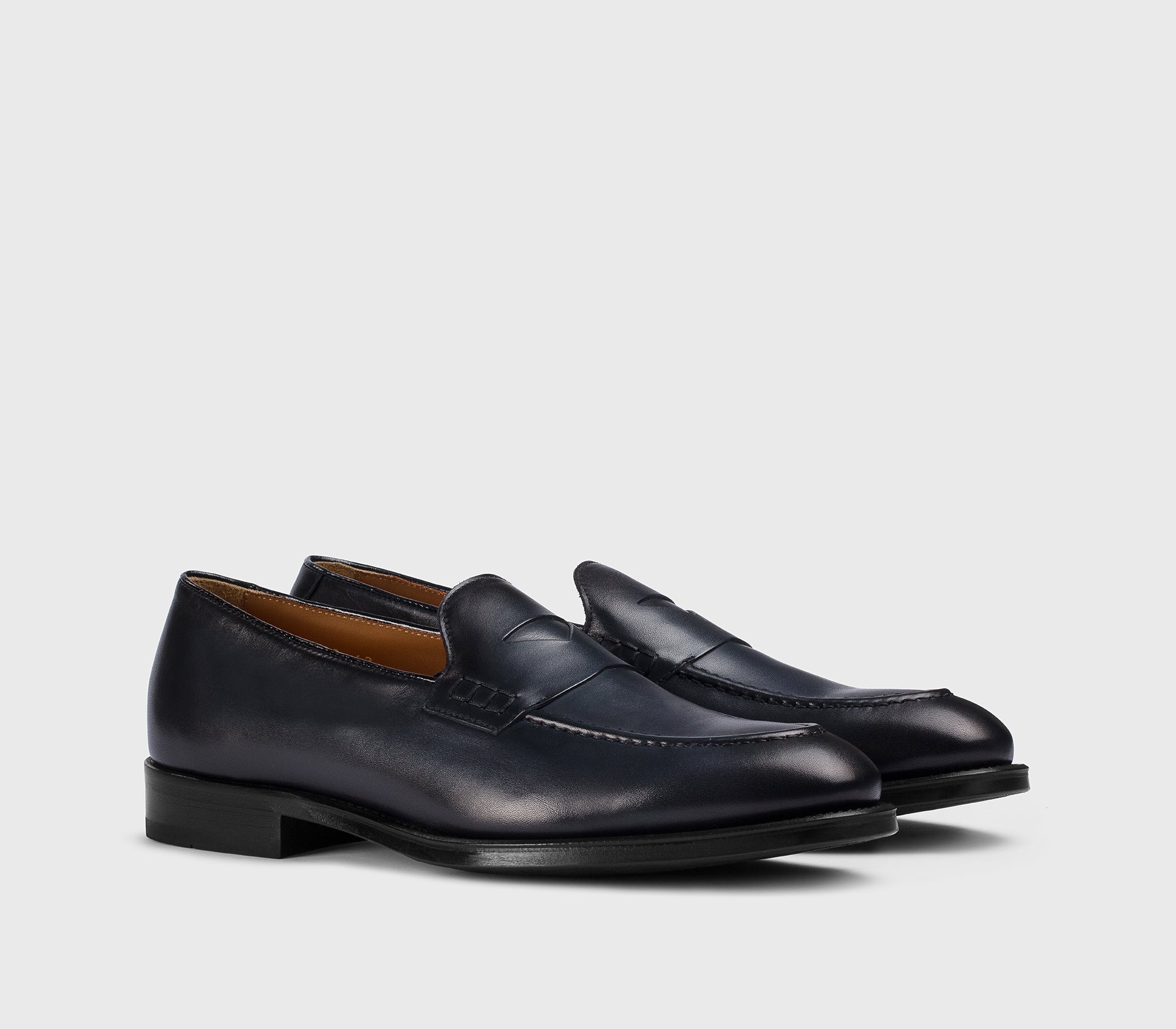 doucal-s-loafers-penny-mokassin-blau-nappaleder image 3