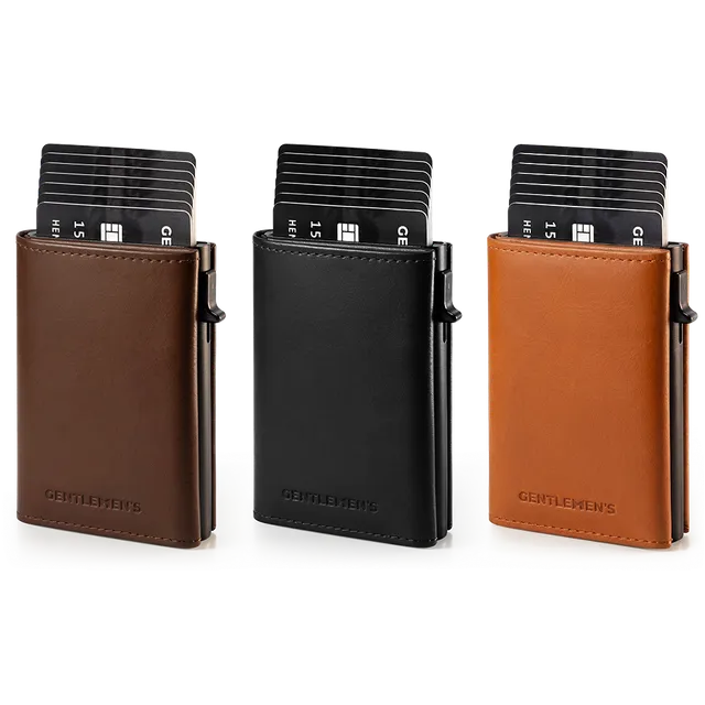 gentlemen-s-geldbeutel-cardholder-kartenetui-dunkelbraun-rfid image 1