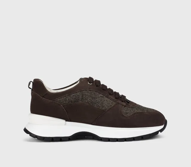 doucal-s-sneakers-damensneaker-mahagoni-wildleder image 1