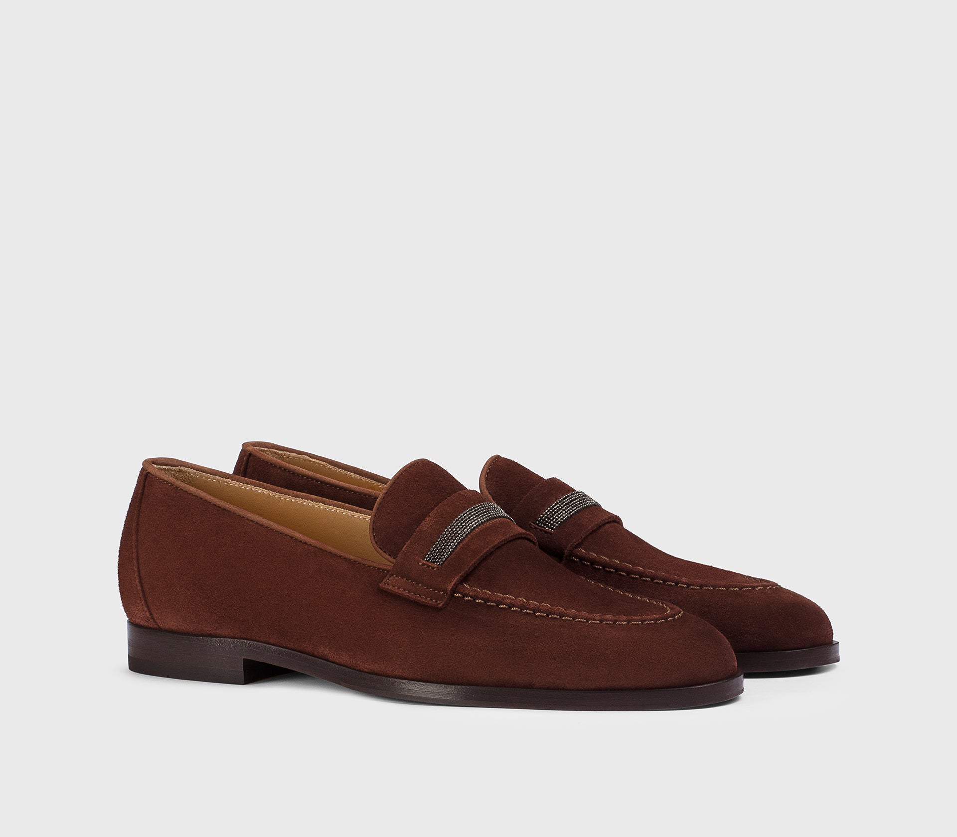 doucal-s-loafers-dd8944eleauf252-mokassin-velours-wood image 3