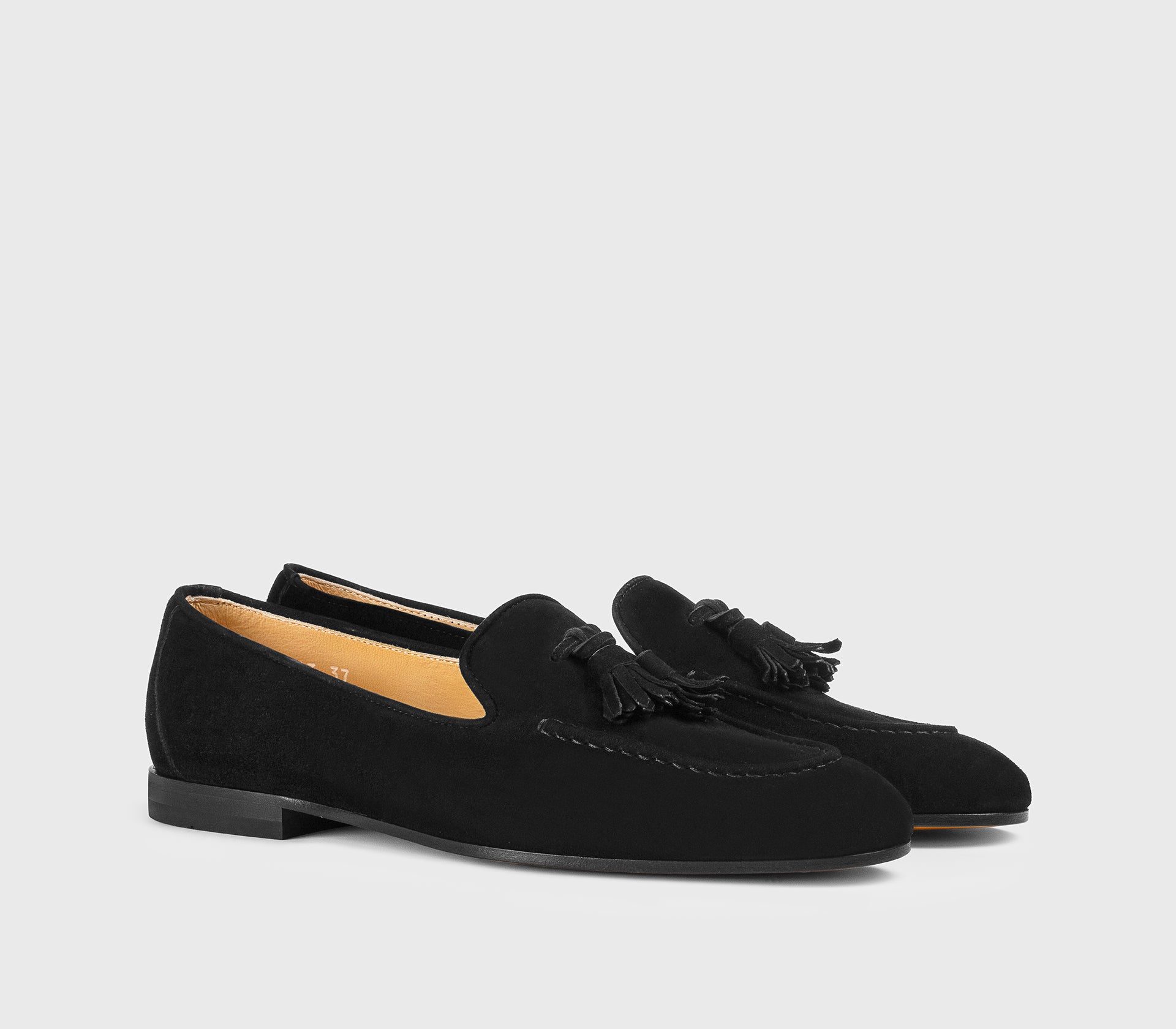 doucal-s-loafers-dd8313-mokassin-schwarz-velours-quasten image 3