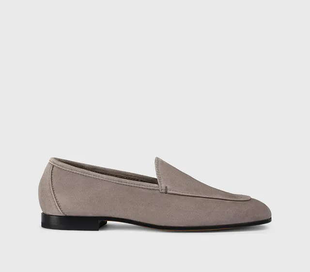 doucal-s-loafers-dd8879megnuz278-loafer-grau-veloursleder-damen image 1