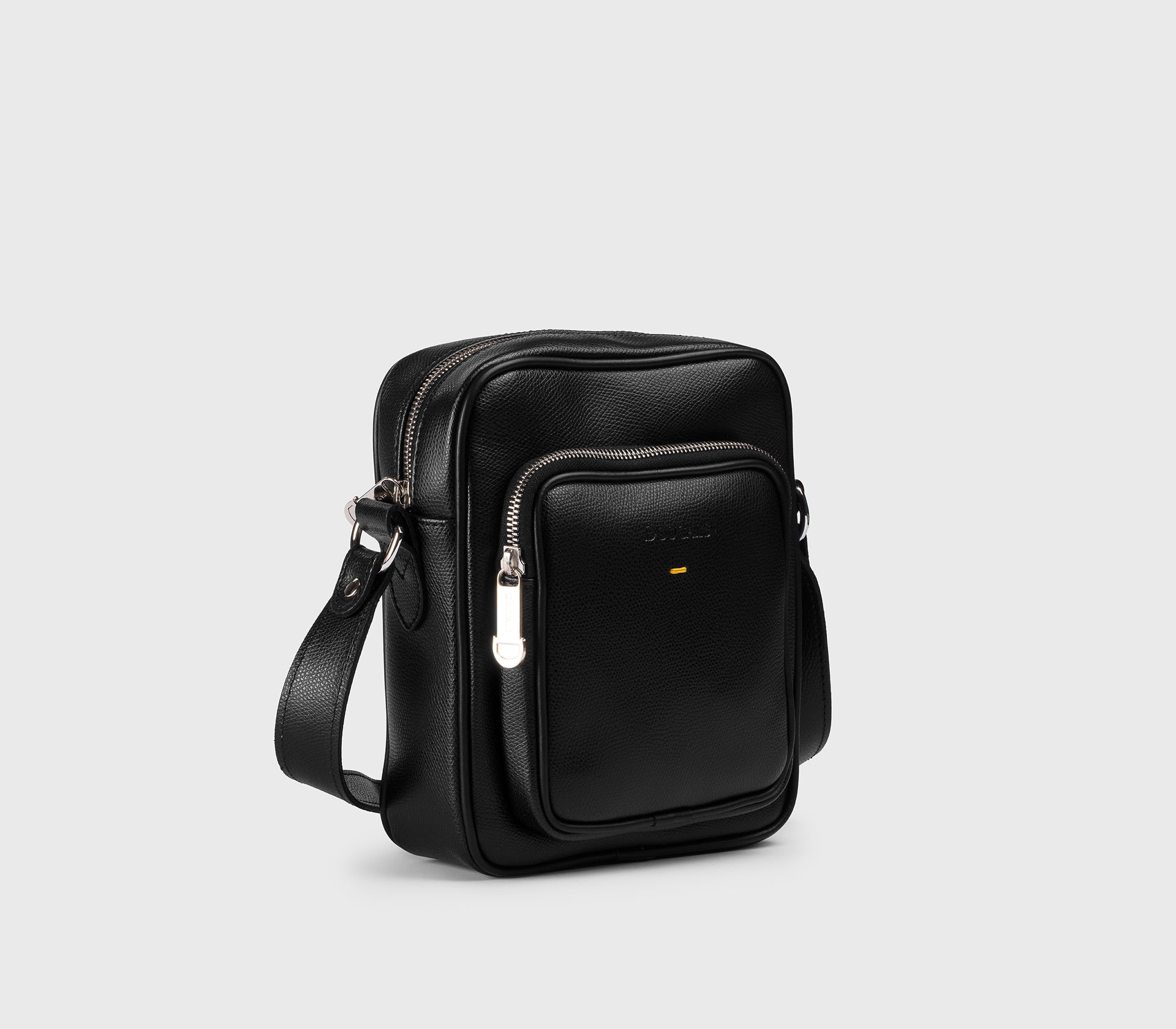 doucal-s-bags-db0021-umh-ngetasche-schwarz-gekrispeltes-leder image 3