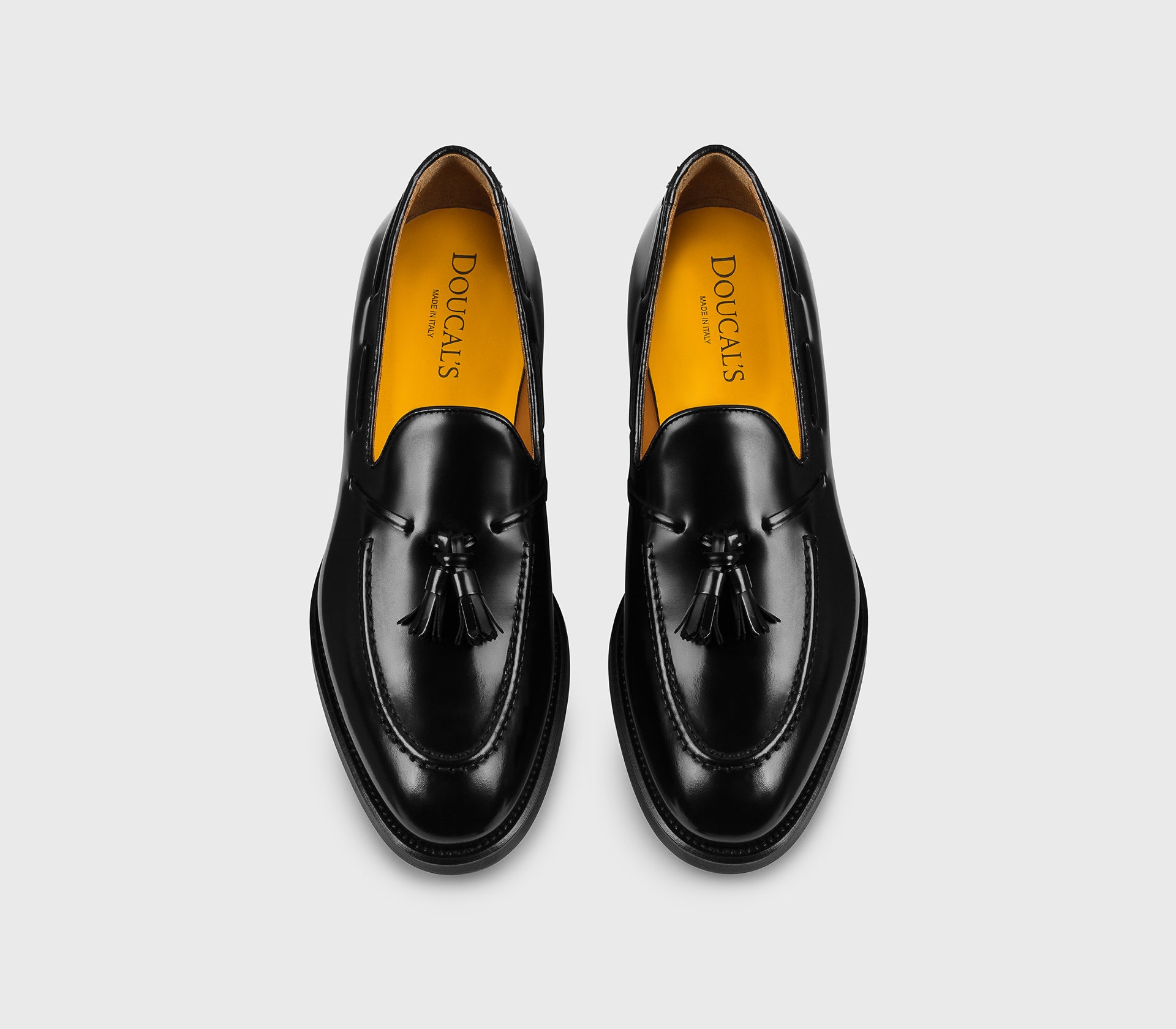 doucal-s-loafers-du3339-mokassin-nero-quasten-ledersohle image 2