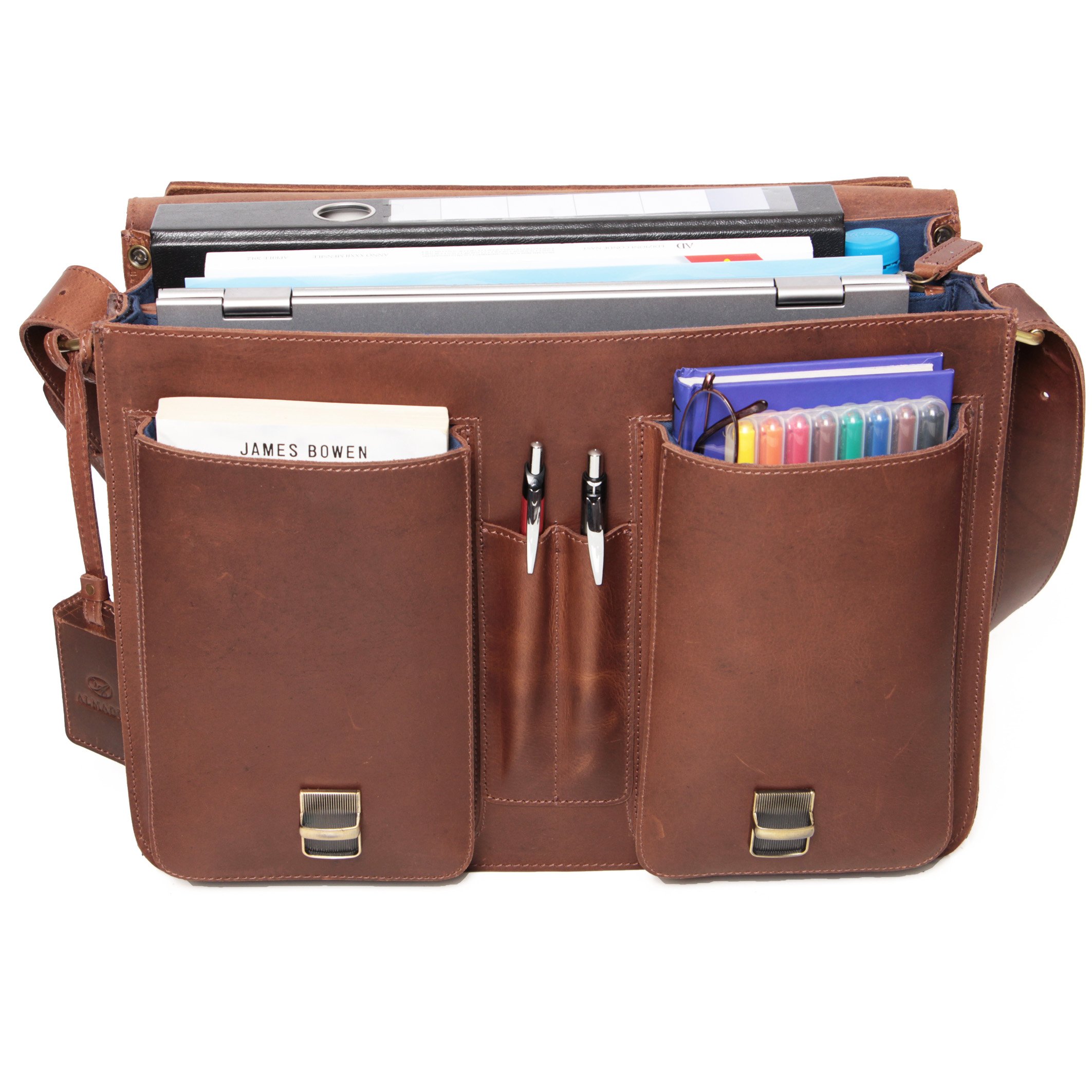 almadih-jon-n2-aktentasche-leder-braun-vintage-rindsleder image 4