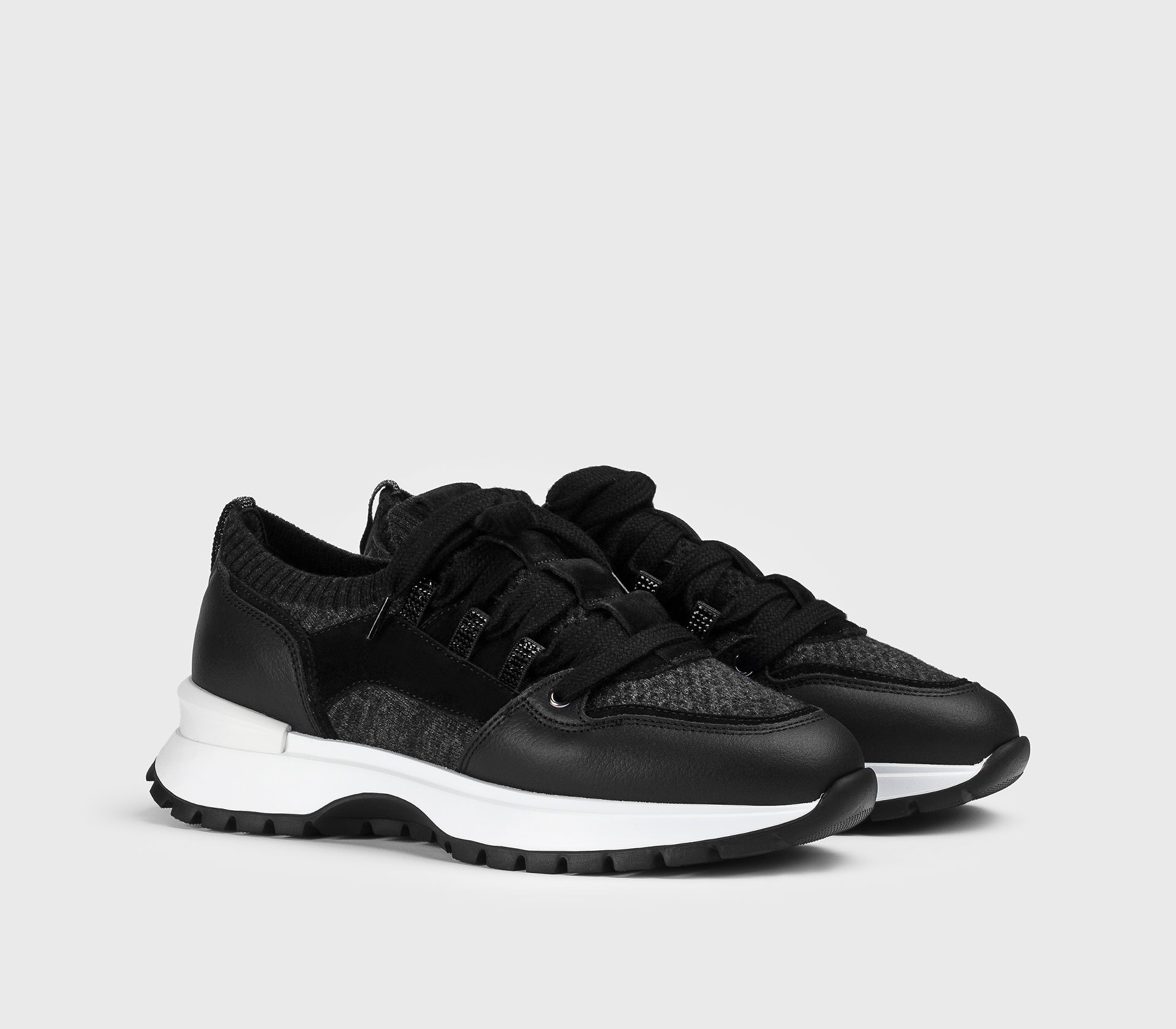 doucal-s-sneakers-dd8730whinpx801-sneaker-schwarz-leder-wolle image 3