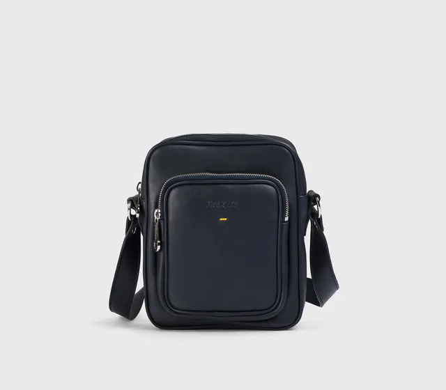 doucal-s-bags-umh-ngetasche-blau-leder-verstellbar image 1