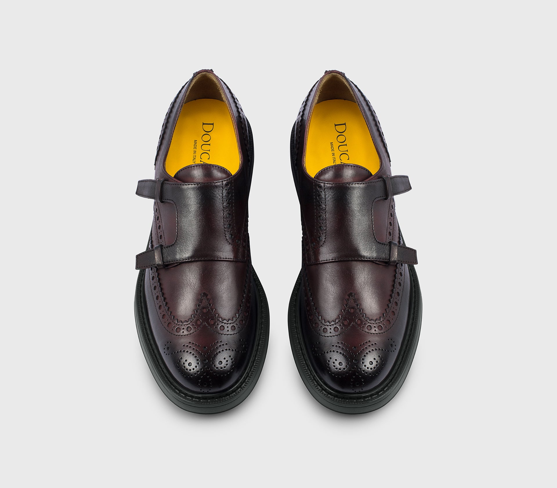 doucal-s-buckles-du3567henruf188-monkstrap-burgundy-kalbsleder image 2