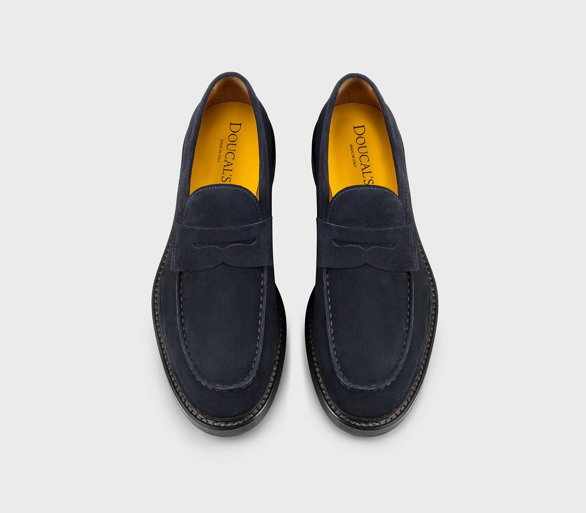 doucal-s-du2528siewuf009-loafer-herren-blau-veloursleder image 2