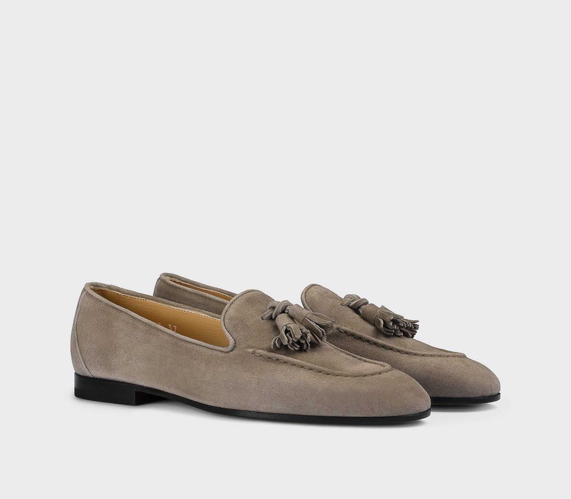 doucal-s-loafers-mokassin-quasten-velours-grau-damen image 3