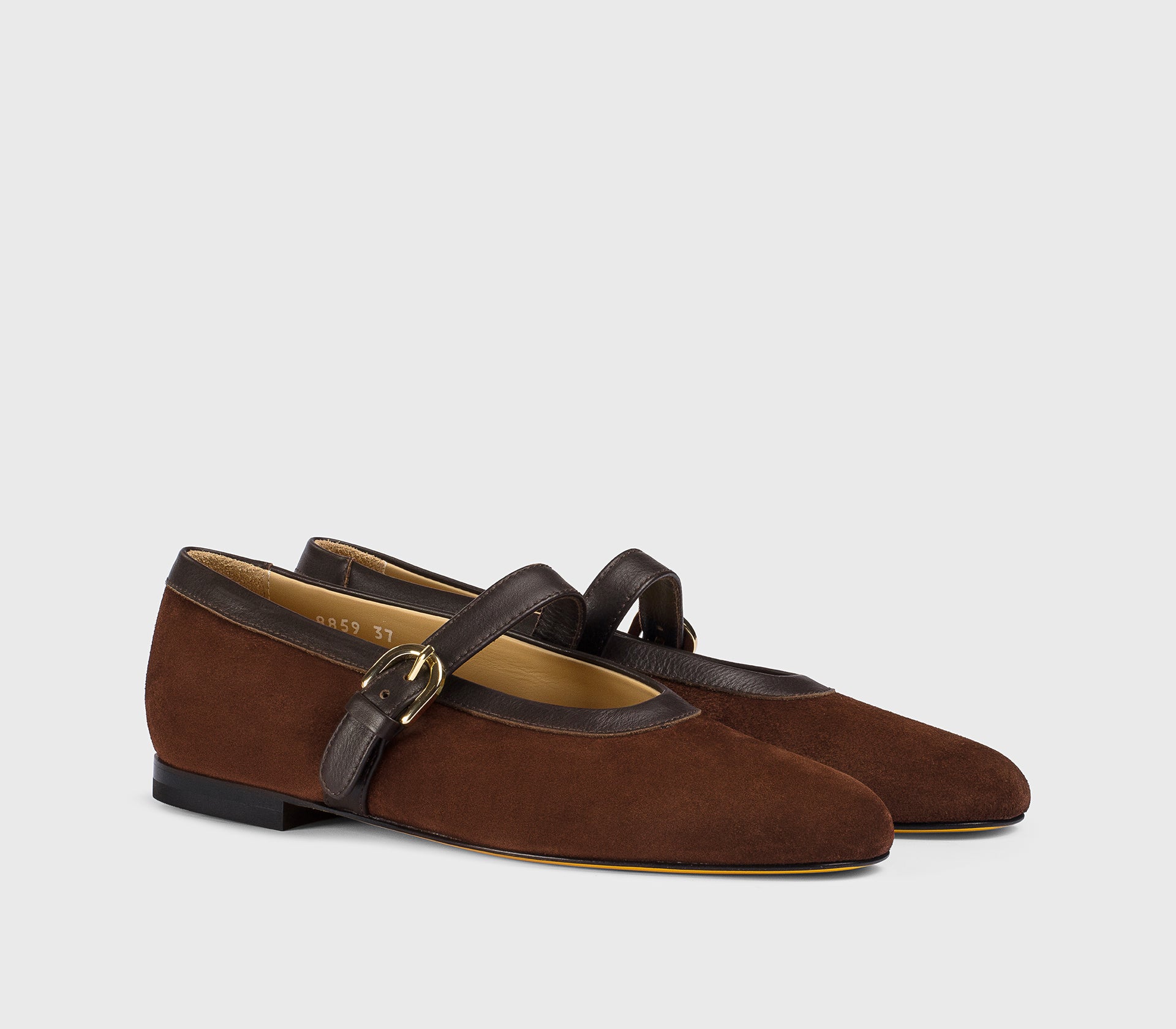 doucal-s-ballerine-ballerina-wood-velours-riemen image 3