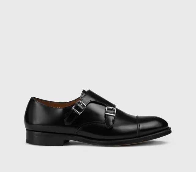 doucal-s-buckles-monkstrap-leder-schwarz image 1