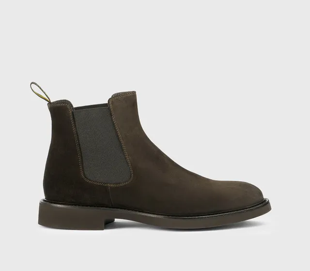 doucal-s-ankle-boots-beatles-stiefelette-braun-wildleder image 1