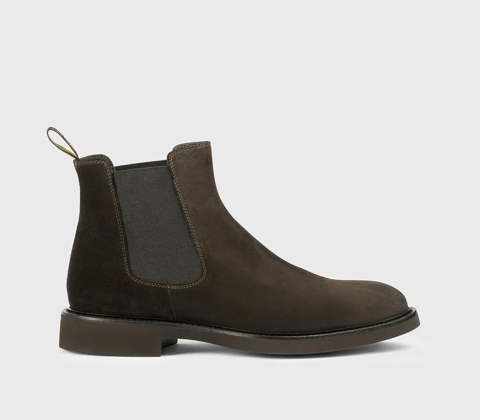 doucal-s-ankle-boots-beatles-stiefelette-braun-wildleder image 1
