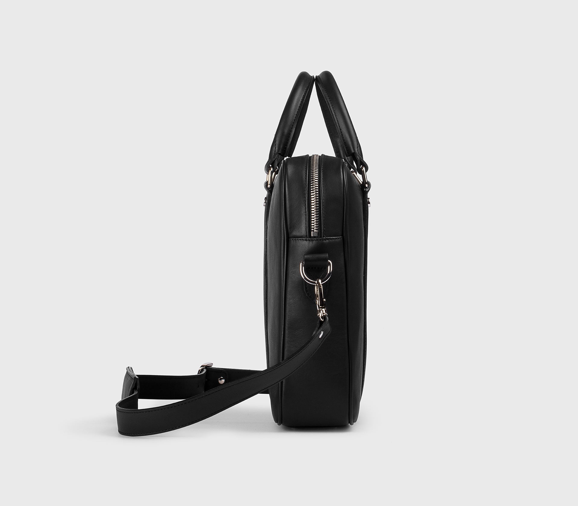 doucal-s-bags-db0020-weekender-ledertasche-schwarz-leder image 2