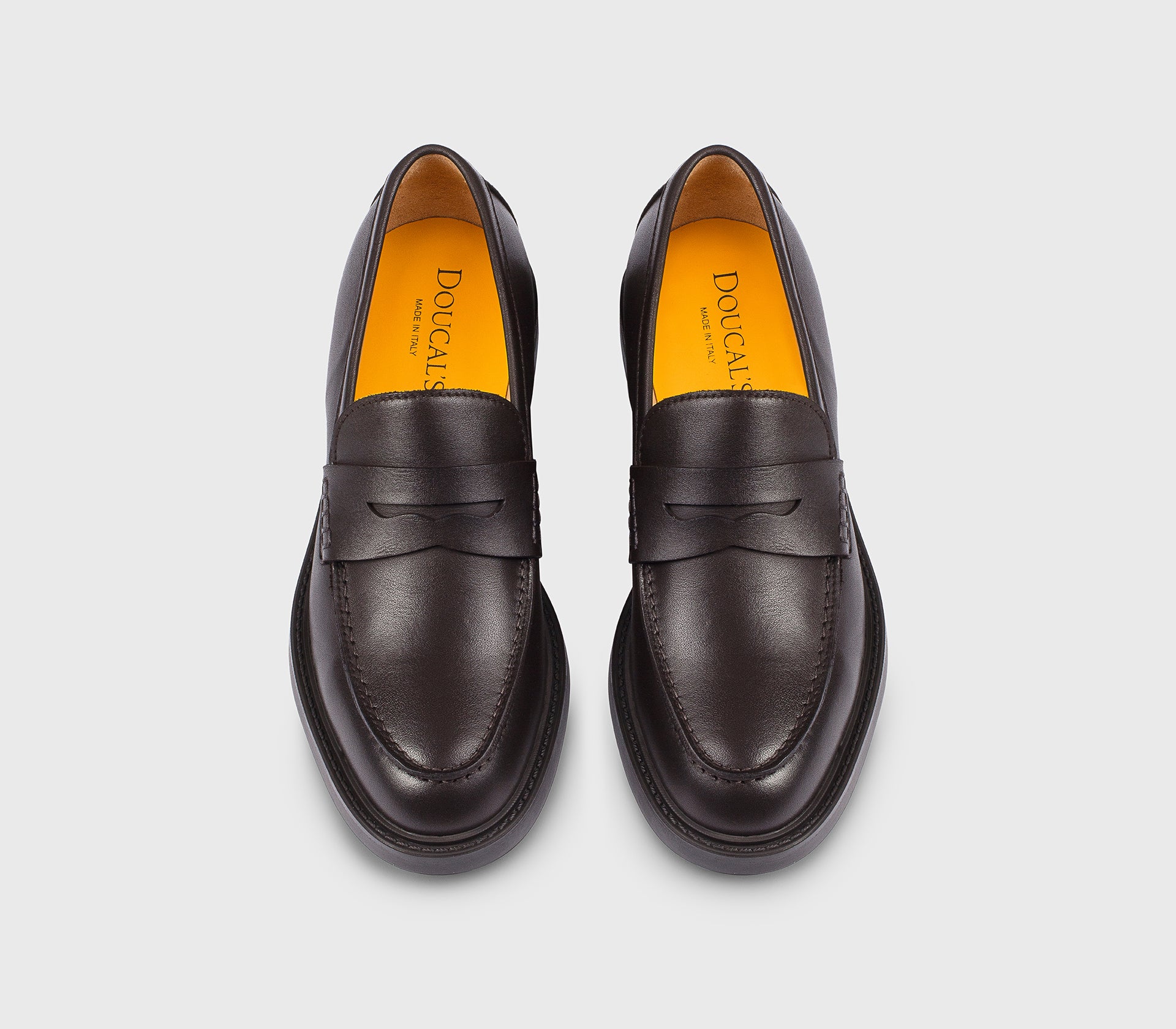 doucal-s-loafers-penny-mokassin-mahagoni-kalbsleder-damen image 2