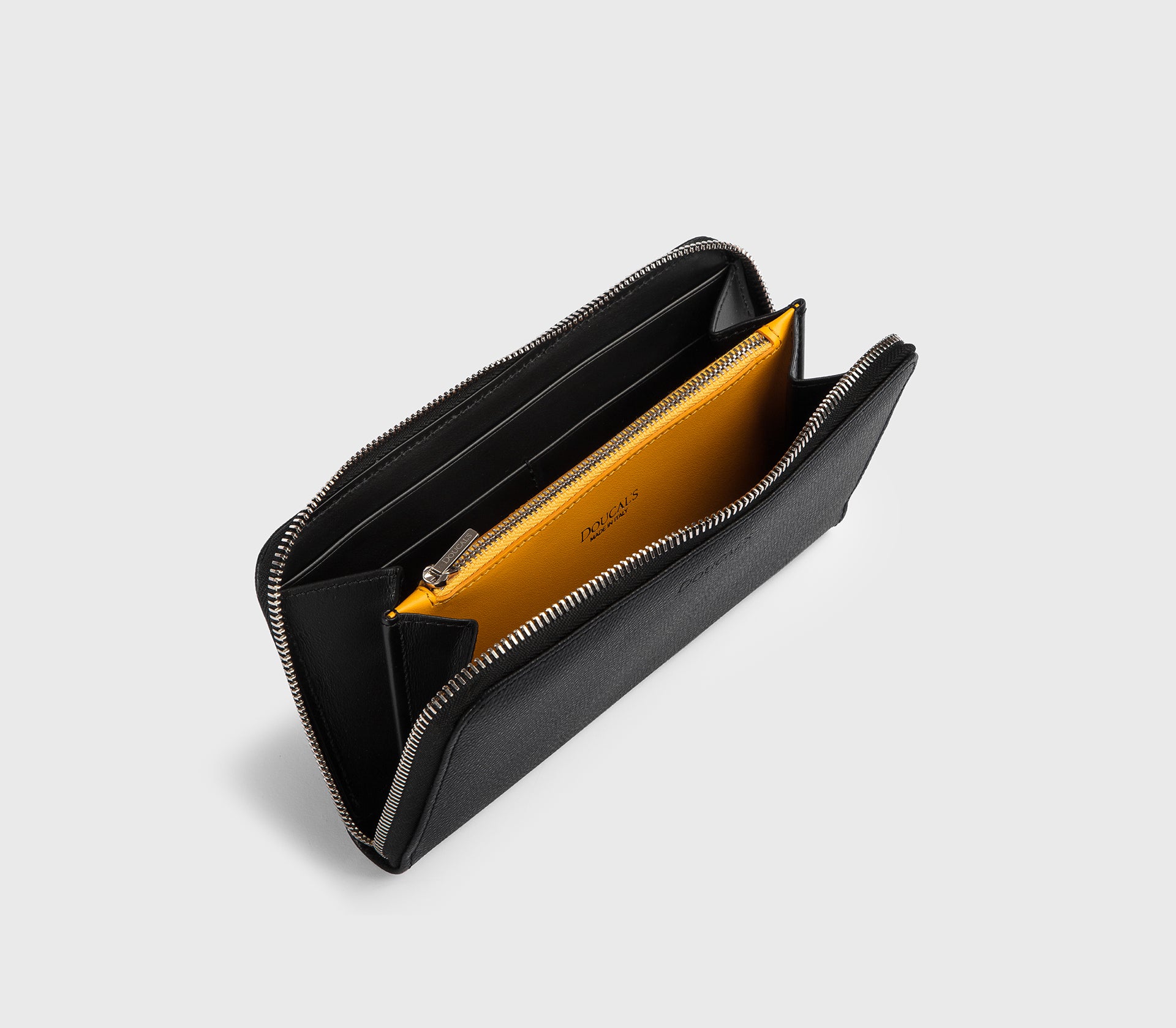 doucal-s-wallets-portemonnaie-leder-schwarz-continental image 2