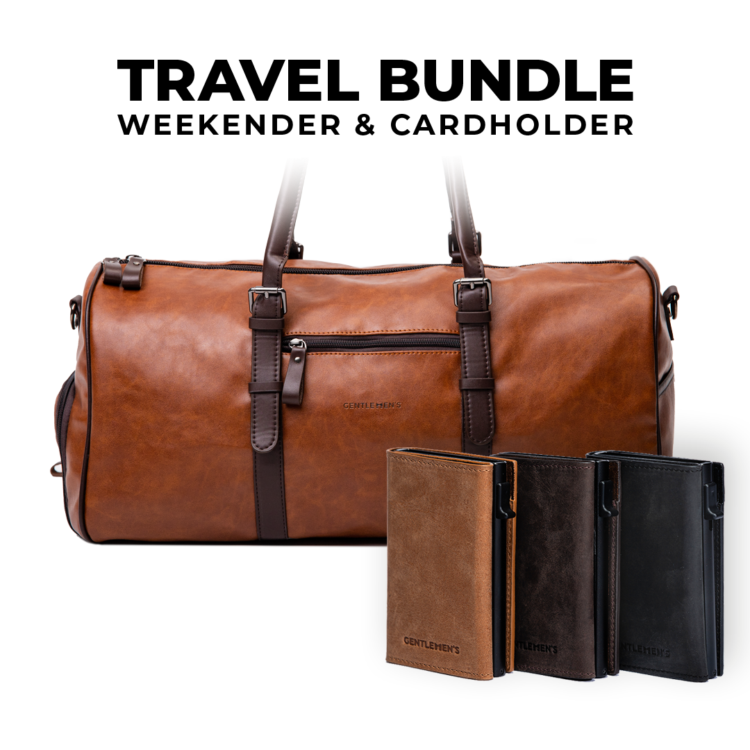gentlemen-s-bundles-weekender-cardholder-set-braun image 1