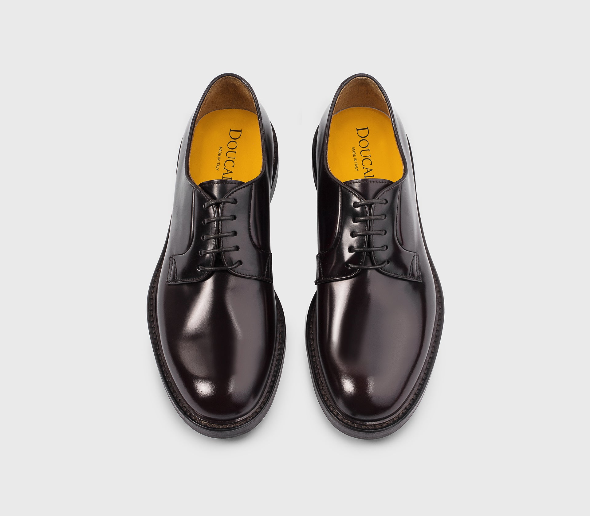 doucal-s-lace-ups-du1385-derby-schn-rschuh-burgundy-leder image 2