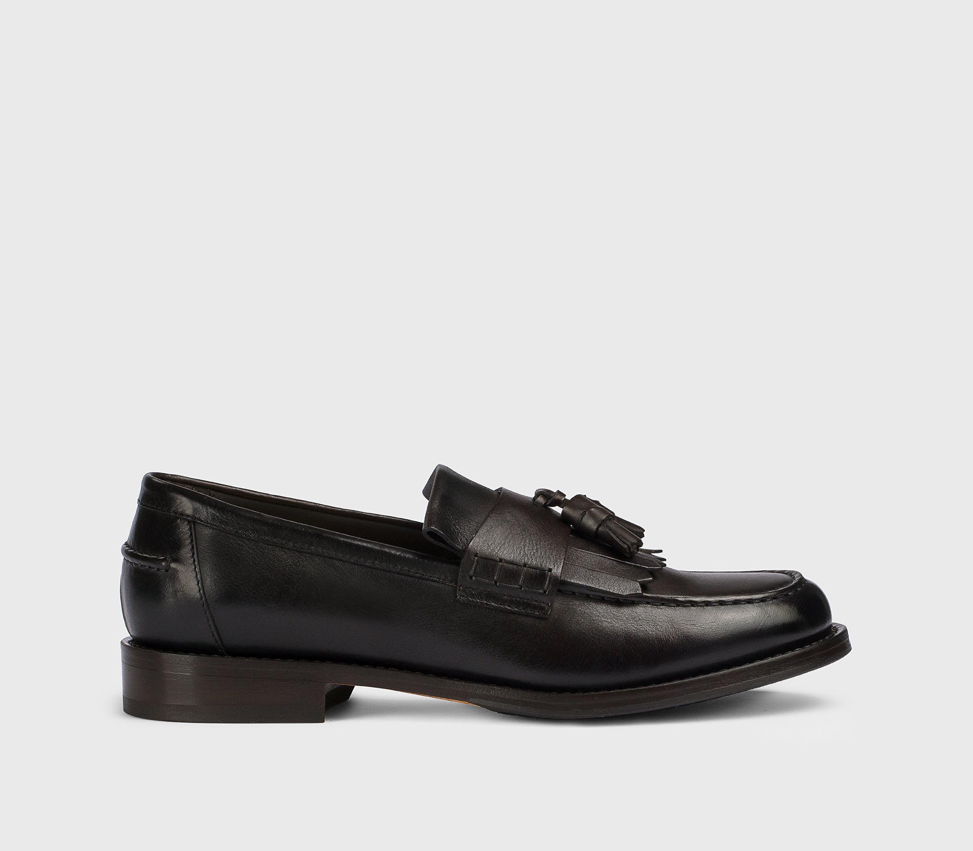 doucal-s-loafers-mokassin-quasten-dunkelbraun-leder image 1