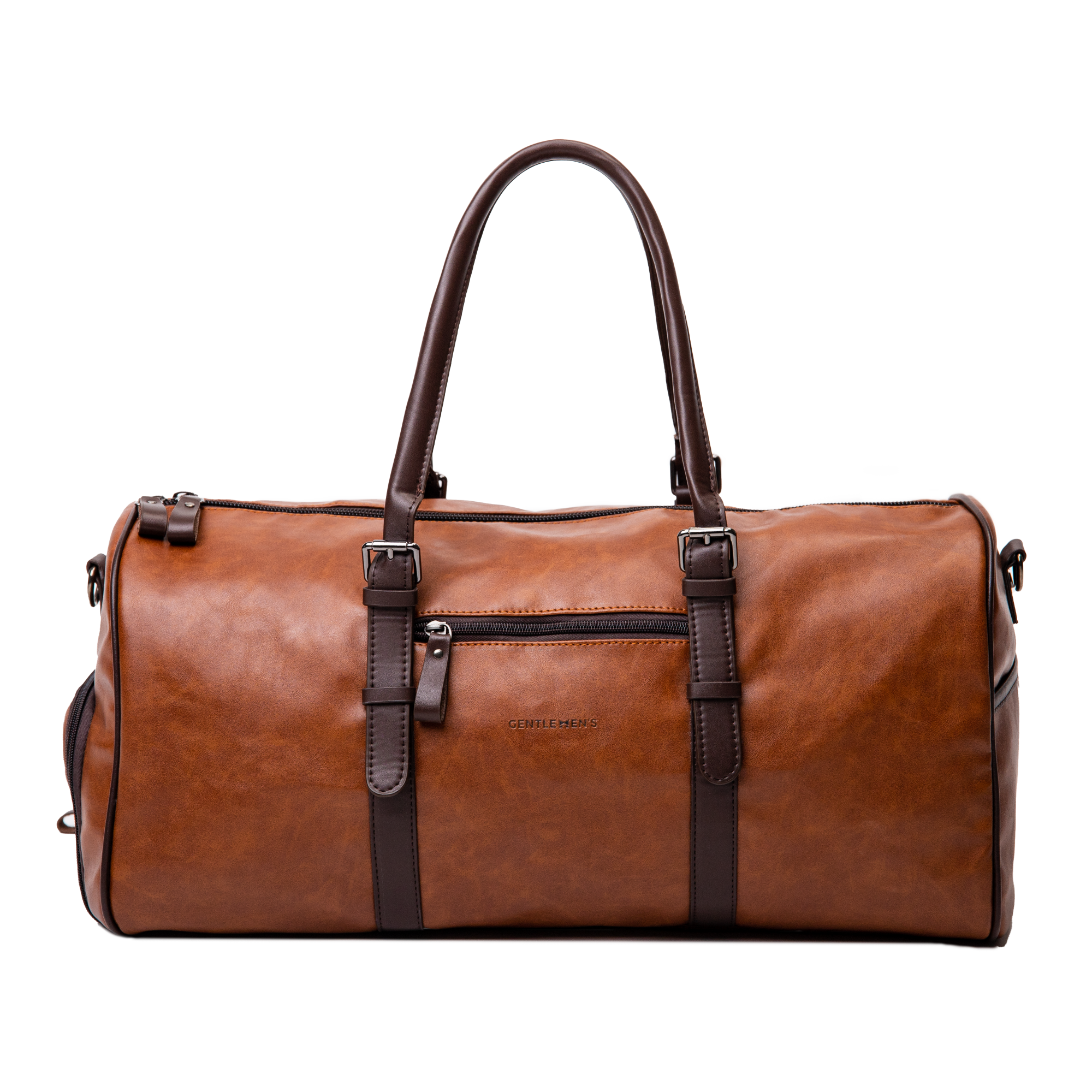gentlemen-s-weekender-london-reisetasche-braun-vegan image 1