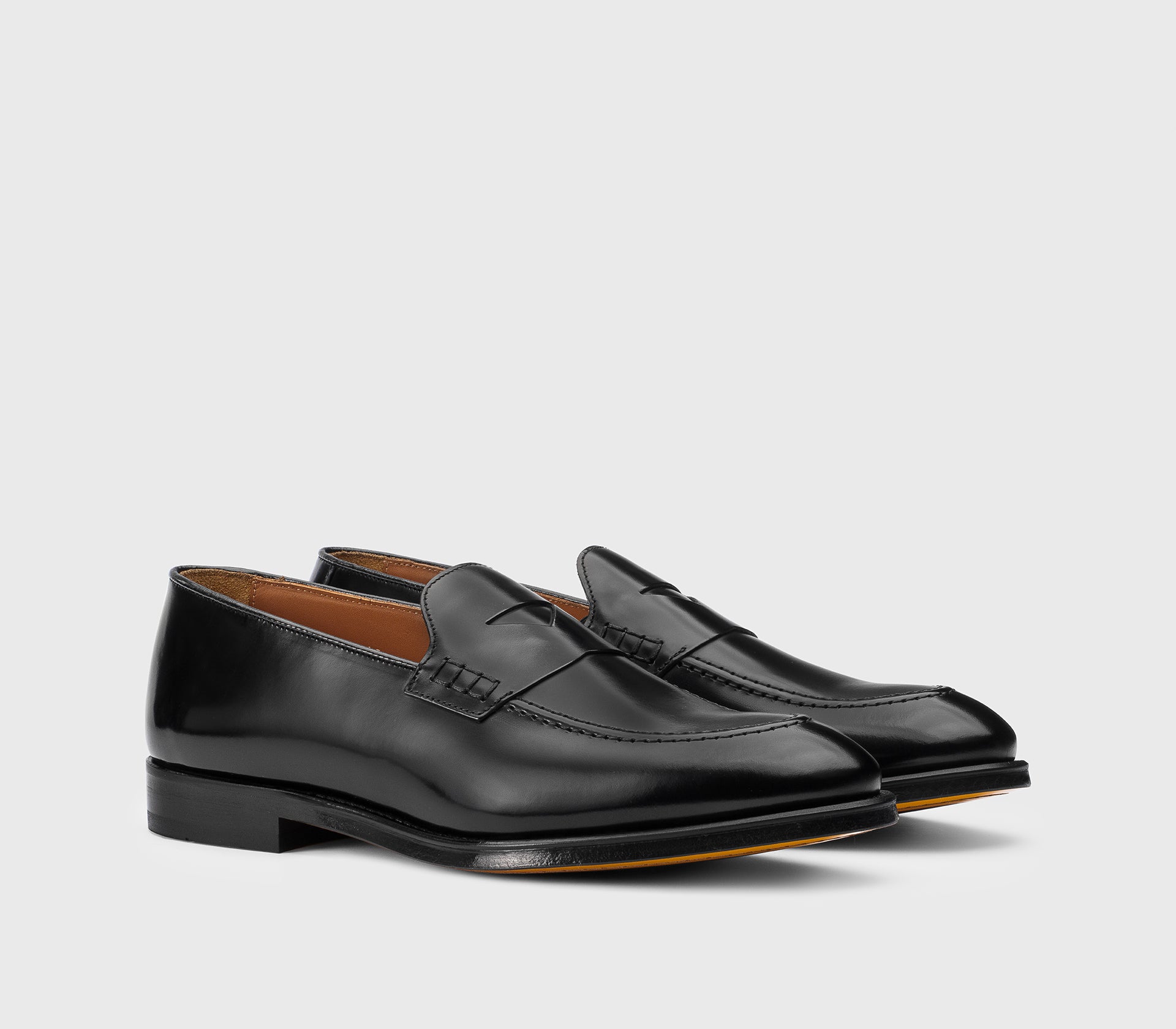 doucal-s-du3340-mokassin-leder-schwarz-herren-penny image 3