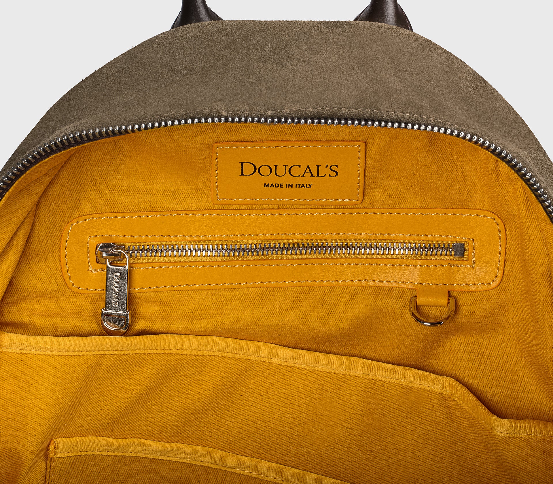 doucal-s-rucksack-leder-velours-herren-kakaobraun-laptopfach image 3