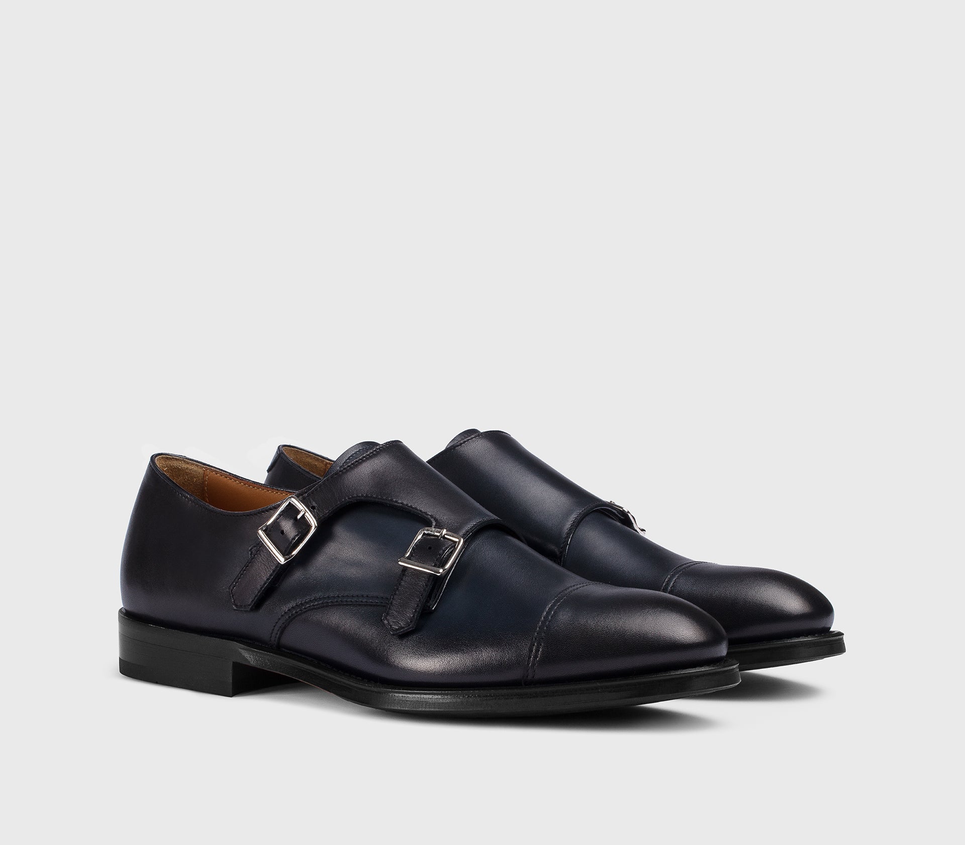 doucal-s-buckles-du1025-schnallenschuh-blau-leder image 3