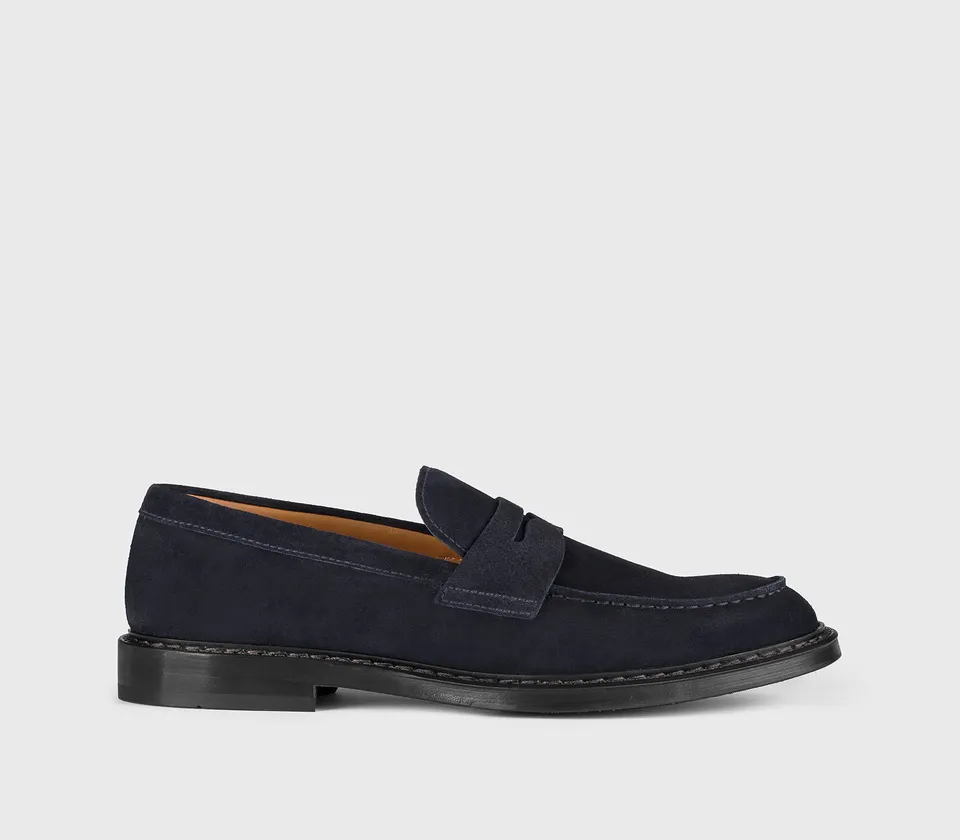 doucal-s-du2528siewuf009-loafer-herren-blau-veloursleder image 1