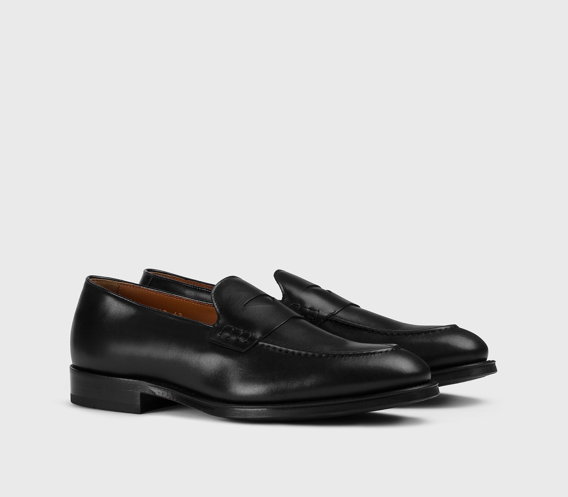 doucal-s-loafers-du3340-penny-mokassin-schwarz-leder image 3