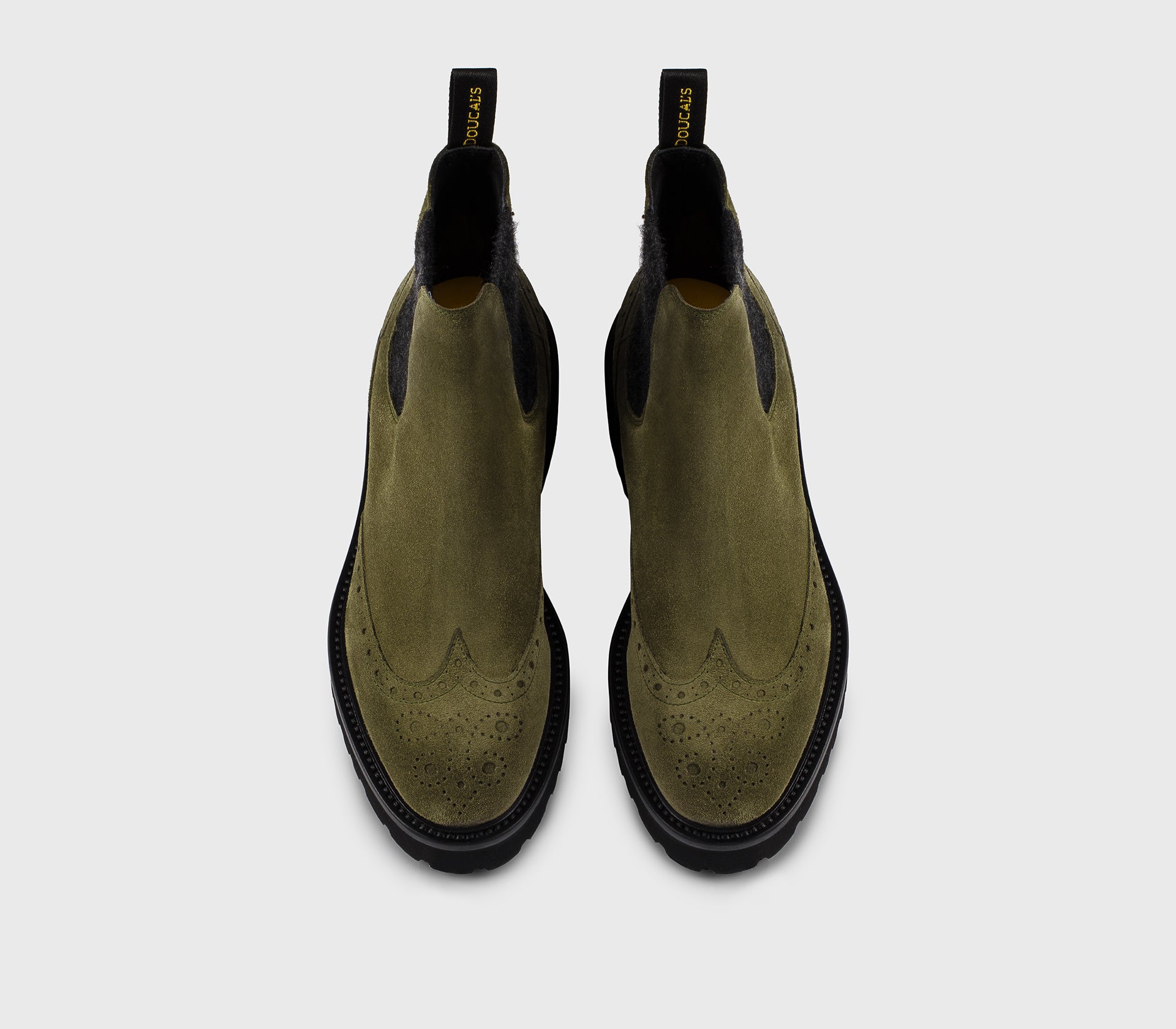 doucal-s-ankle-boots-dd8851-wingtip-gr-n-veloursleder image 2