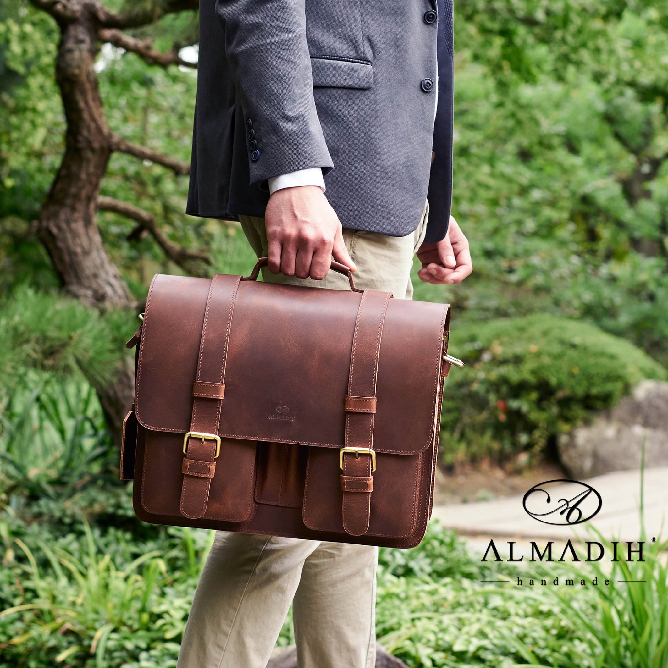 almadih-jon-n2-aktentasche-leder-braun-vintage-rindsleder image 2