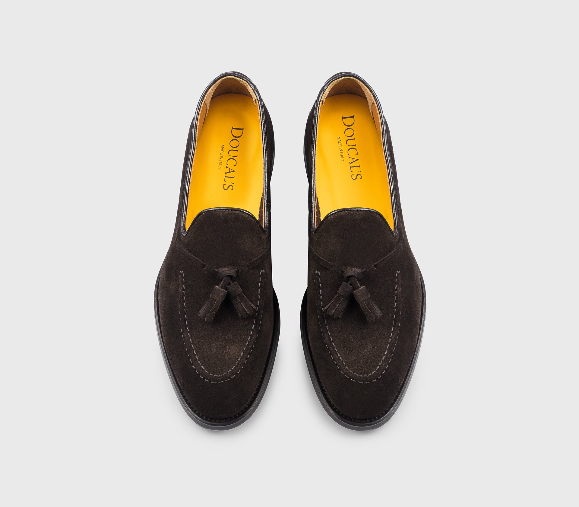 doucal-s-loafers-quasten-mokassin-erdbraun-velours image 2
