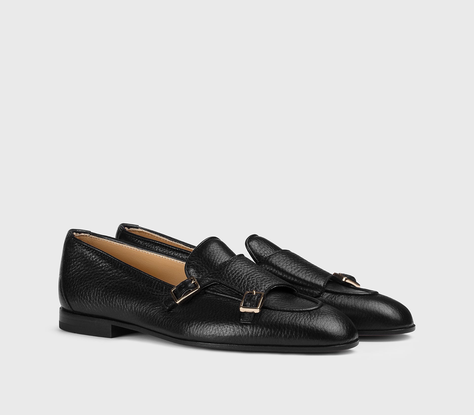 doucal-s-buckles-dd8877-monkstrap-hirschleder-schwarz image 3