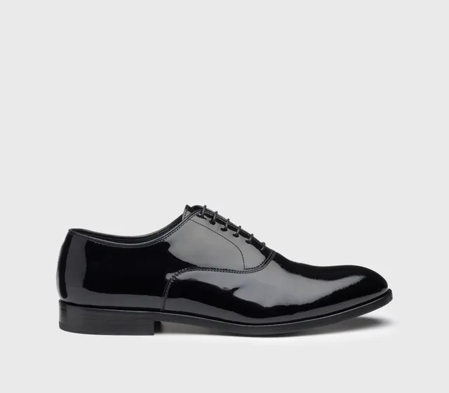 doucal-s-du2630-derby-schn-rschuh-schwarz-lackleder-ledersohle image 1