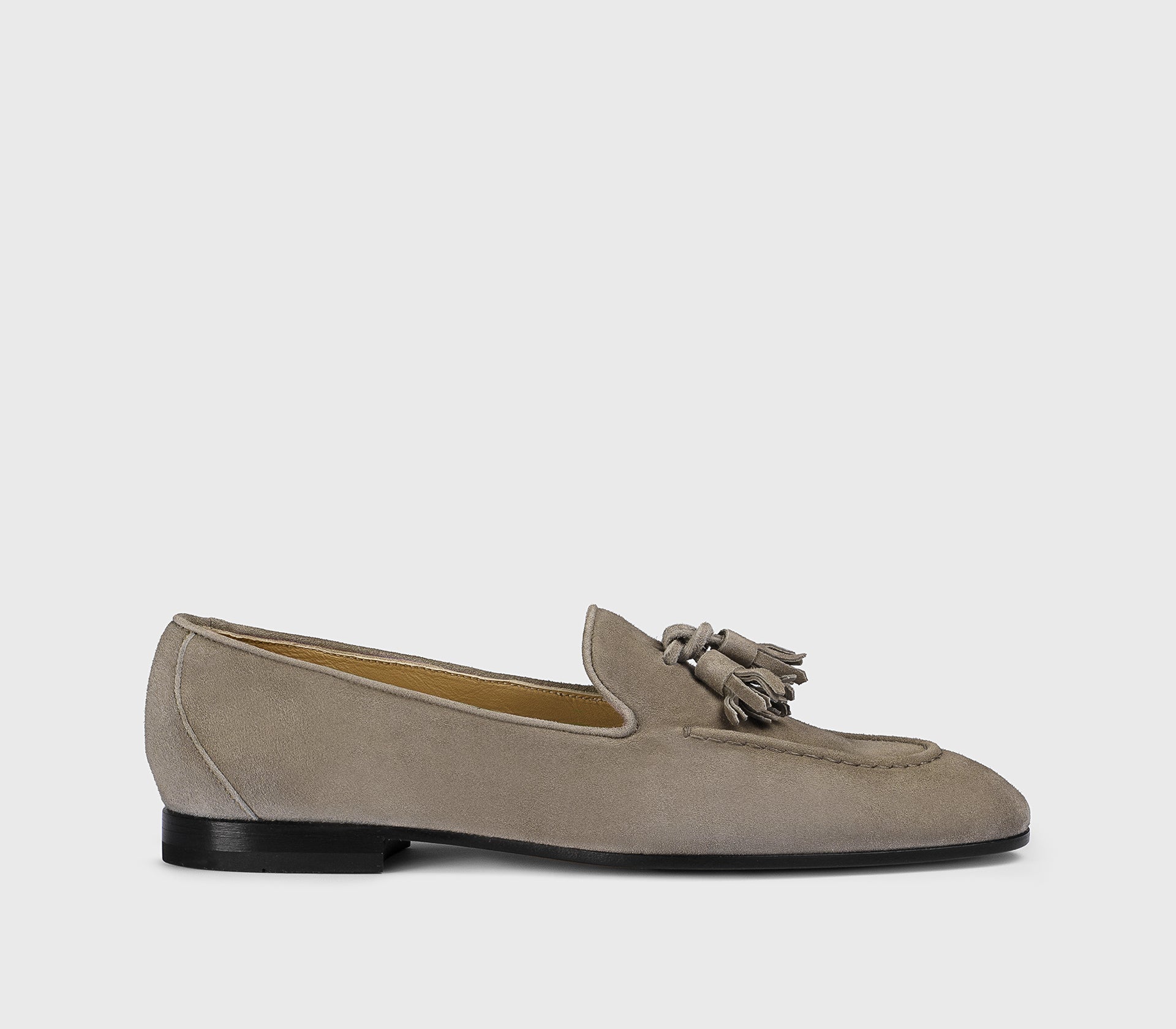 doucal-s-loafers-mokassin-quasten-velours-grau-damen image 1
