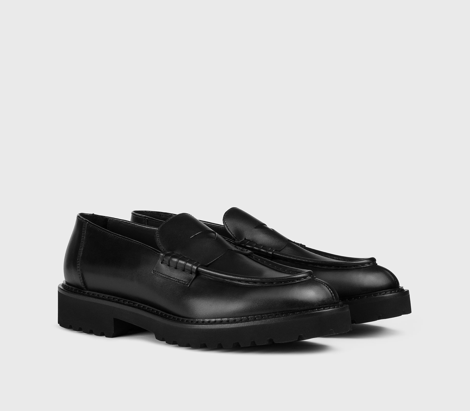 doucal-s-loafers-du3348philuf159-mokassin-schwarz-leder image 3