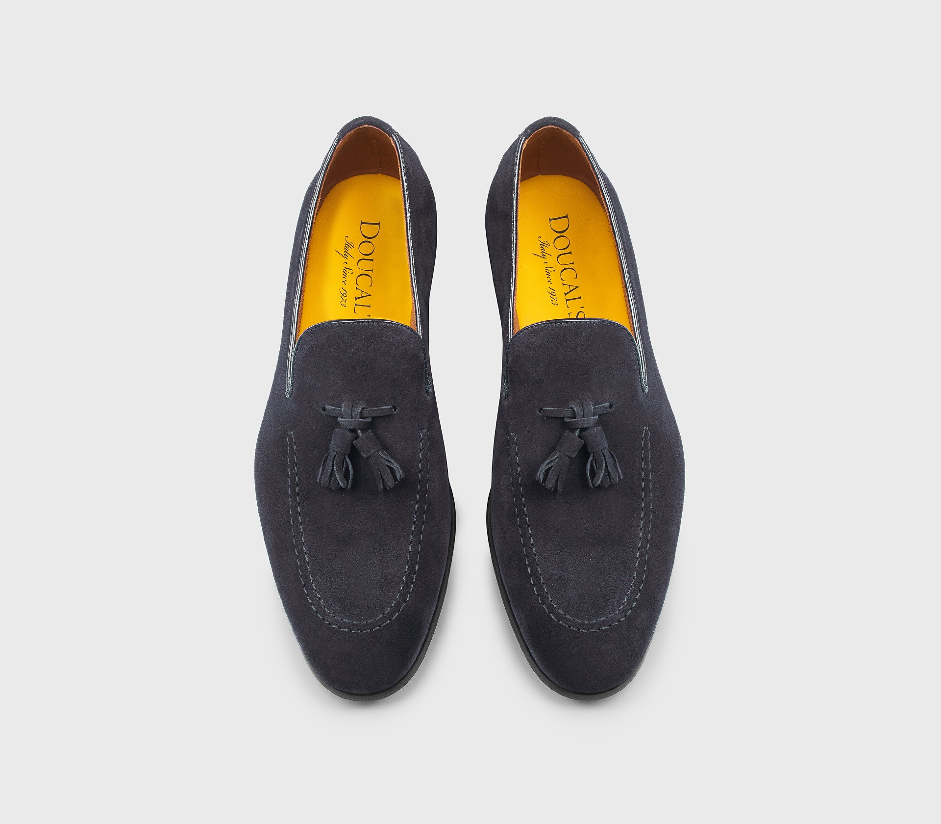 doucal-s-loafers-du1080pannuf009-mokassin-blau-veloursleder-quasten image 2
