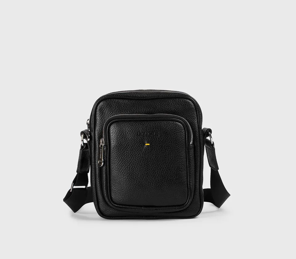 doucal-s-bags-umh-ngetasche-schwarz-walkleder image 1