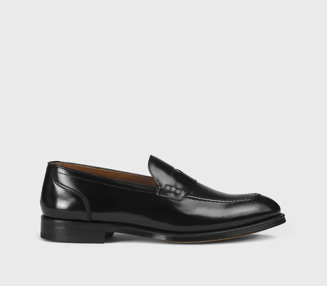 doucal-s-loafers-du3268orvnuy007-mokassin-schwarz-leder image 1