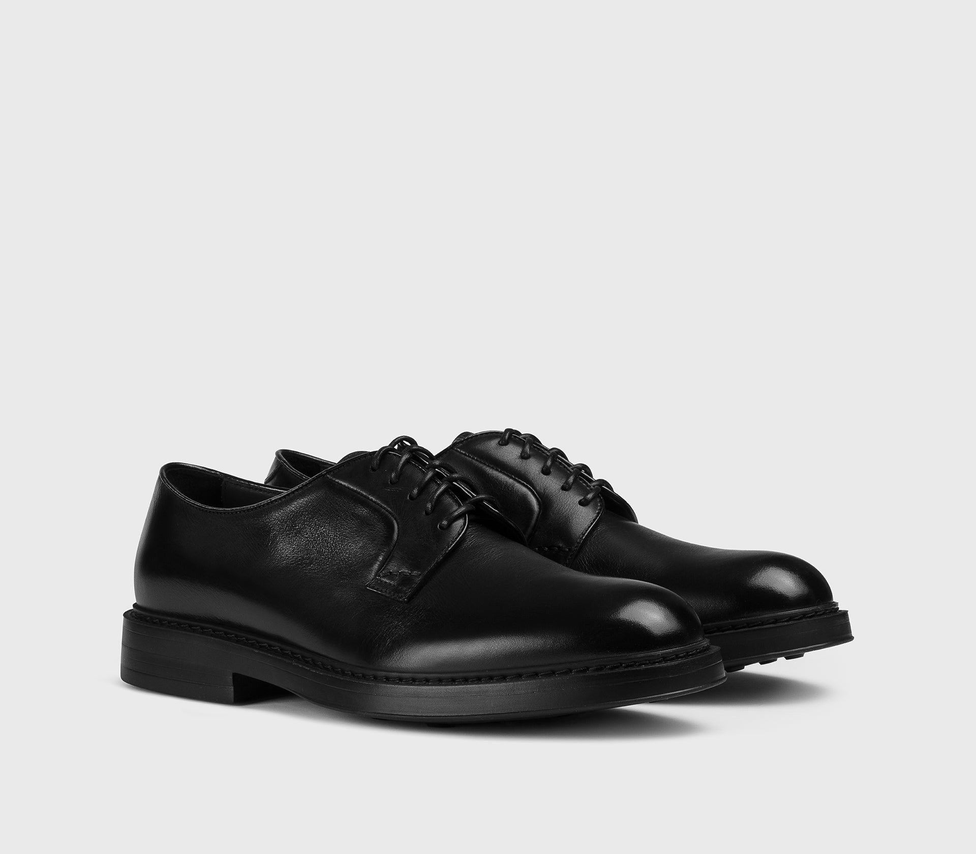 doucal-s-lace-ups-derby-schn-rschuh-schwarz-herren-kalbsleder image 3