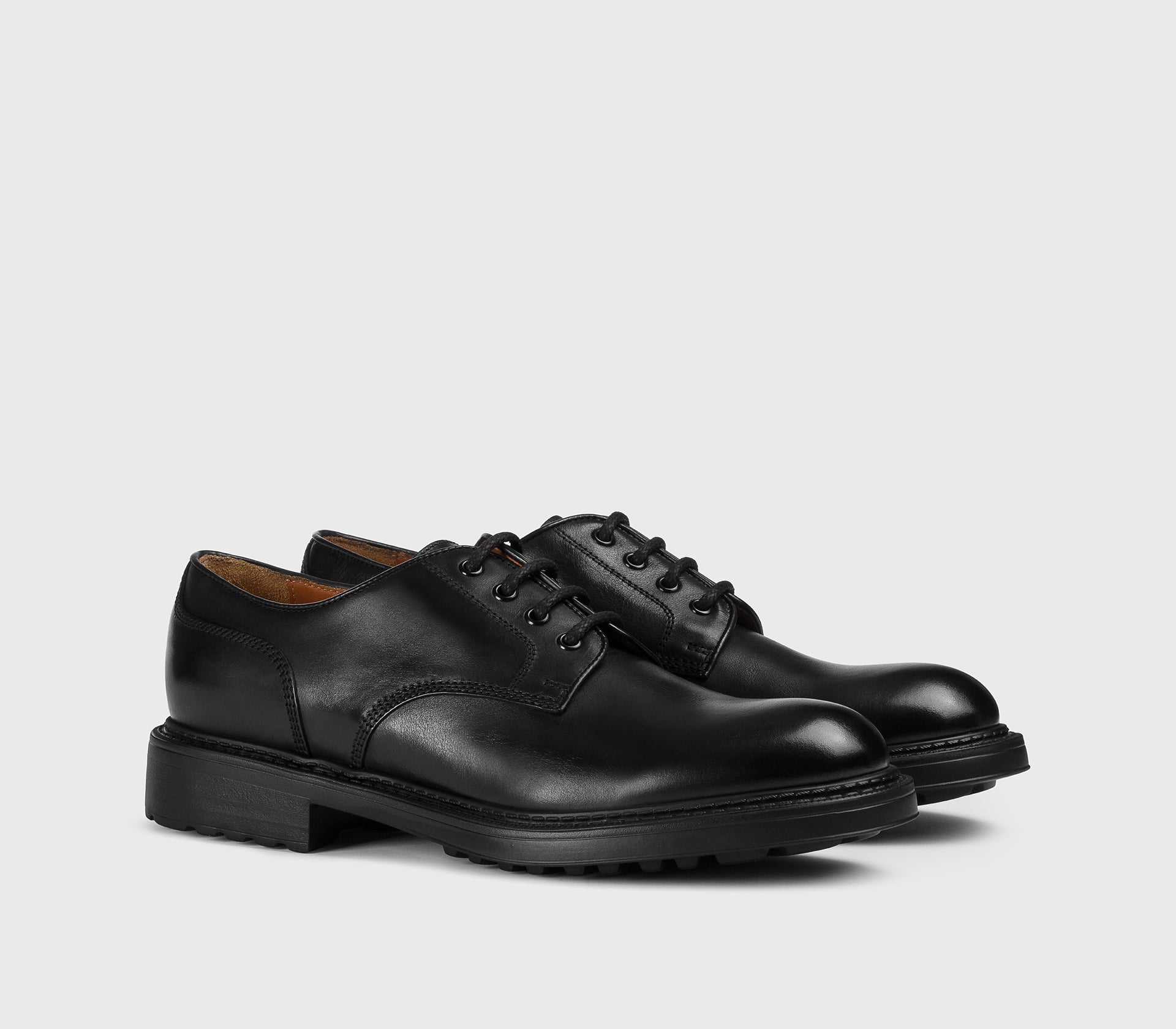 doucal-s-lace-ups-du3501henruf188-derby-schwarz-leder image 4