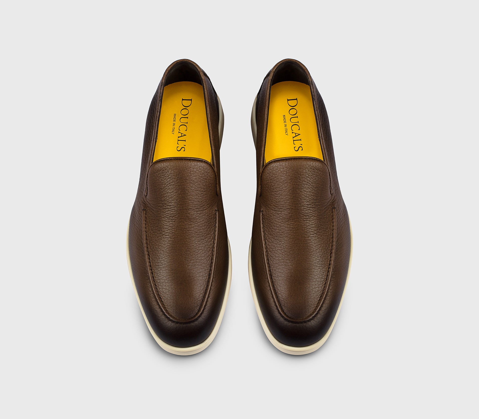 doucal-s-loafers-mokassin-hirschleder-herren-braun-gummisohle image 2