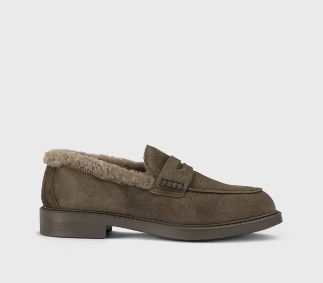 doucal-s-loafers-penny-mokassin-espresso-wildleder image 1