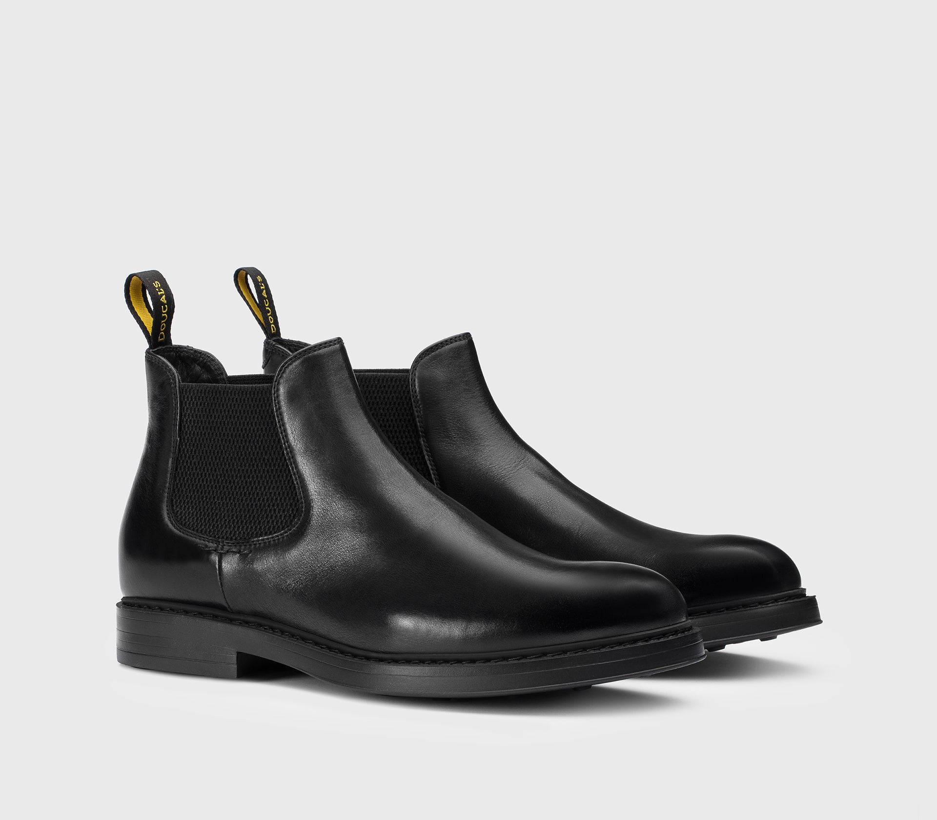 doucal-s-ankle-boots-chelsea-schwarz-leder-herren image 3