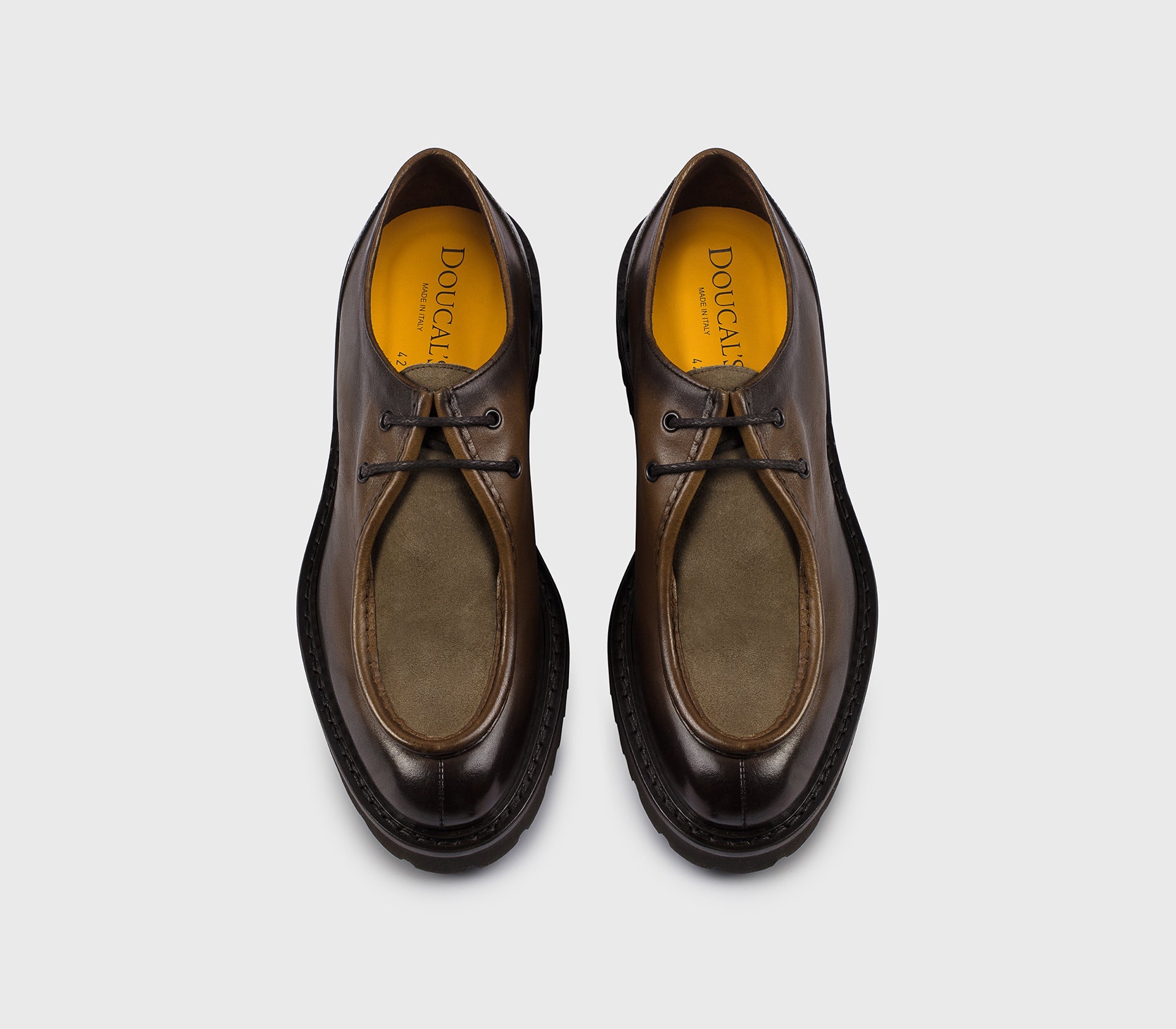 doucal-s-lace-ups-2-loch-derby-schn-sschuh-cacao-leder image 2