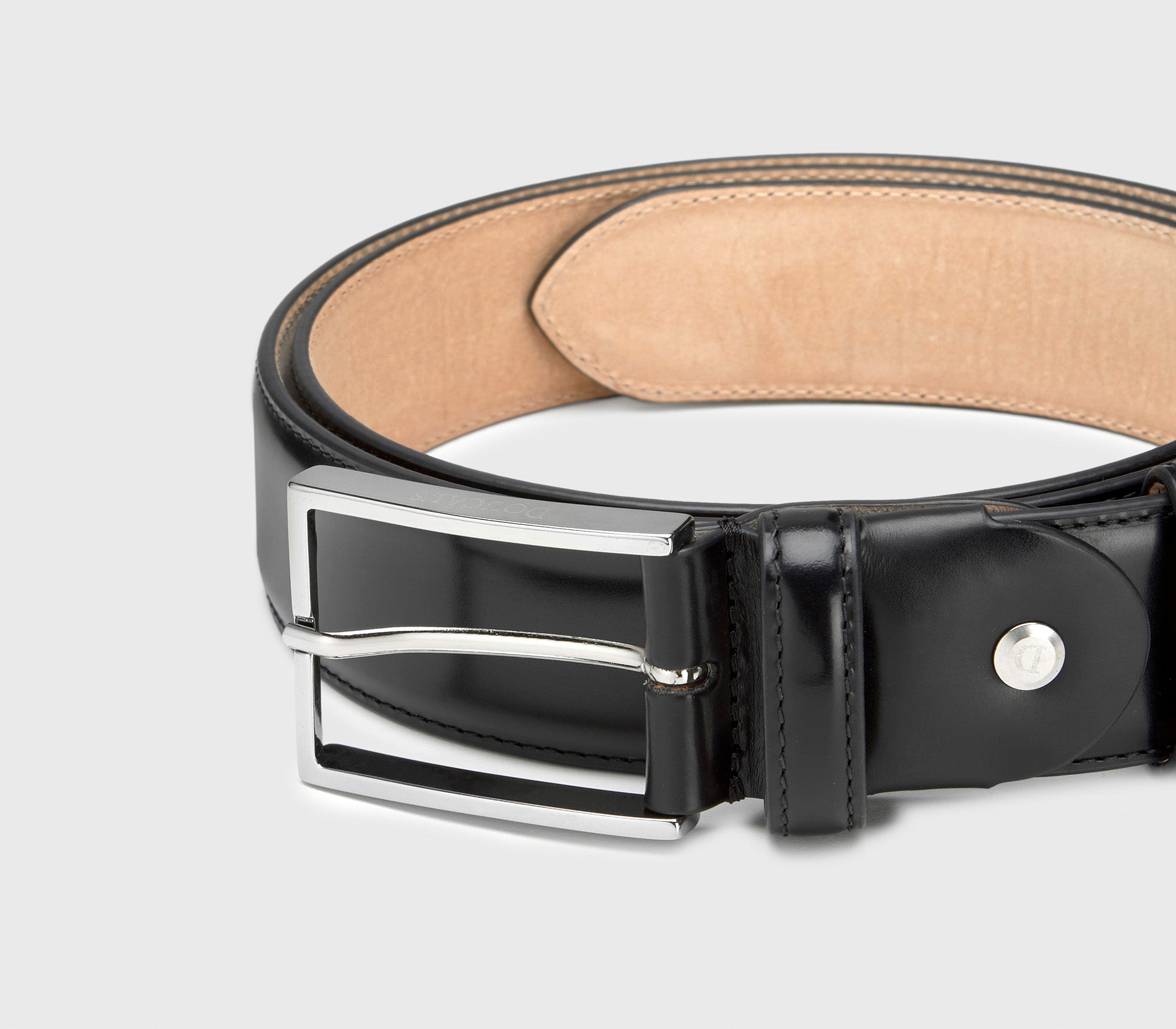 doucal-s-belts-dc0001-g-rtel-schwarz-leder-verstellbar-herren image 3