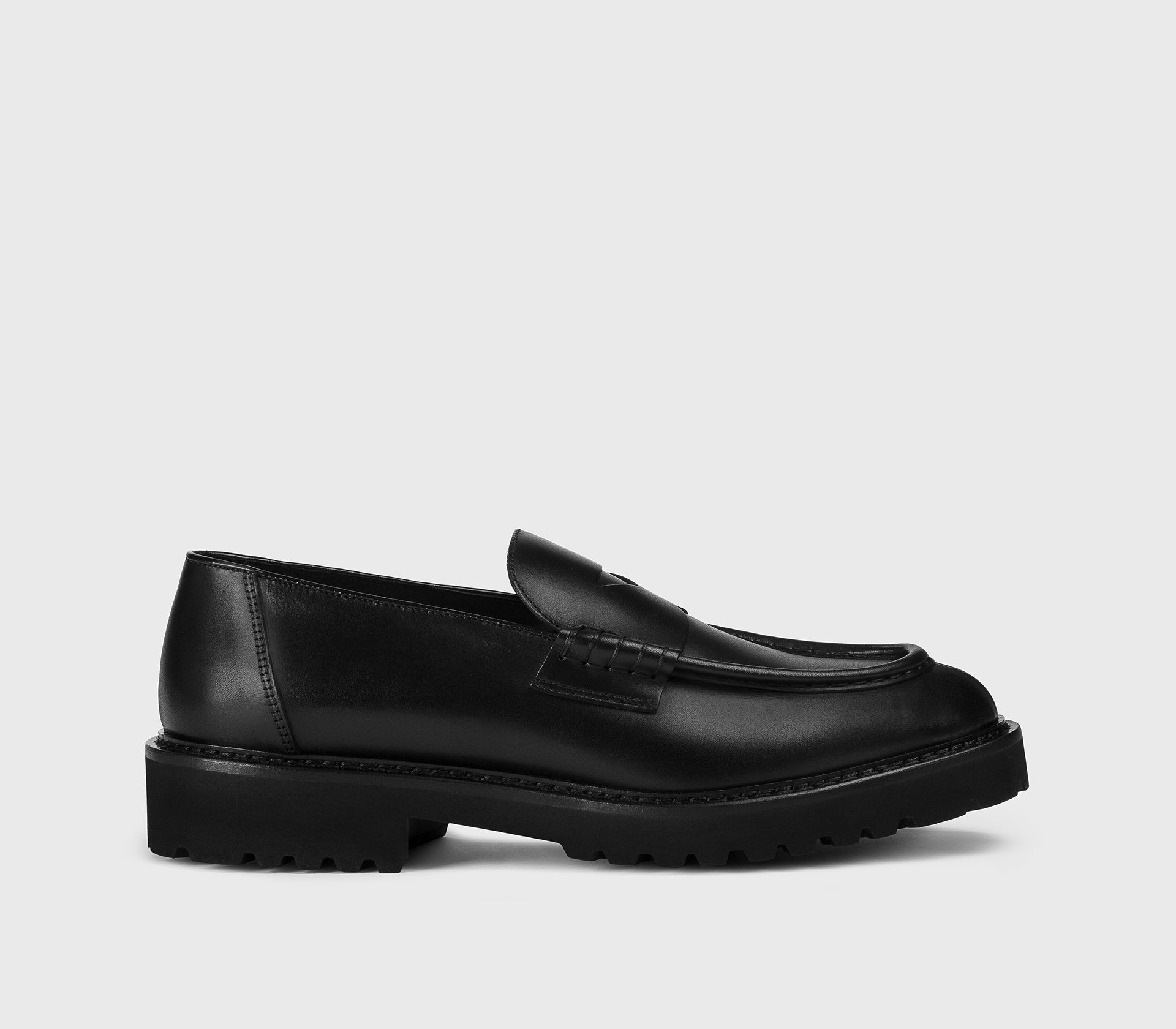 doucal-s-loafers-du3348philuf159-mokassin-schwarz-leder image 1